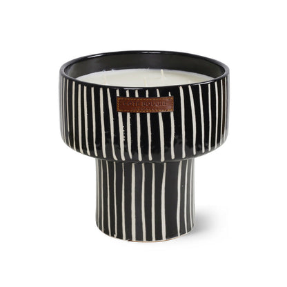 BOUGIE COUPE ZEBRE L MANDARINE MAJORELLE