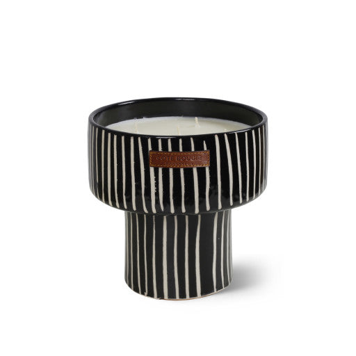 BOUGIE COUPE ZEBRE M MANDARINE MAJORELLE