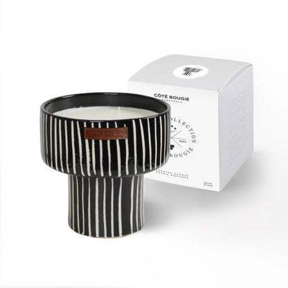 BOUGIE COUPE ZEBRE M MANDARINE MAJORELLE