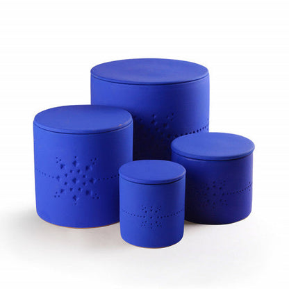 BOUGIE IZZA BLEU MEDIUM CANDLE