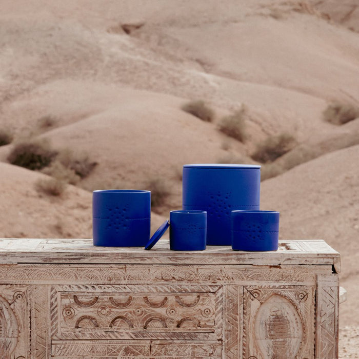 BOUGIE IZZA BLEU MEDIUM CANDLE