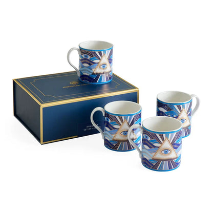 BOXED DRUGGIST MUGS - SET OF 4