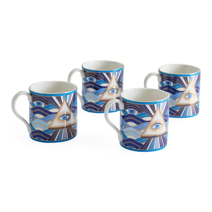 BOXED DRUGGIST MUGS - SET OF 4