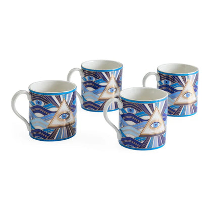 BOXED DRUGGIST MUGS - SET OF 4