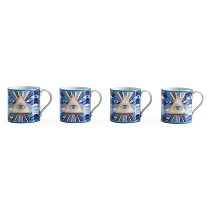 BOXED DRUGGIST MUGS - SET OF 4