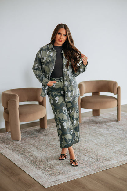 Bradi Mica Denim Shacket