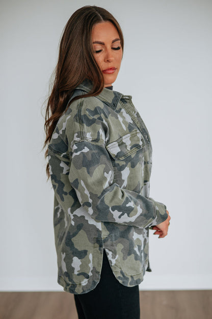 Bradi Mica Denim Shacket