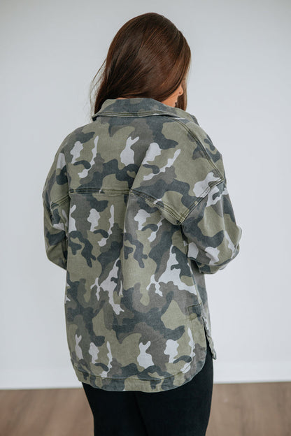 Bradi Mica Denim Shacket