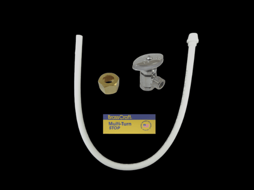 Brass Craft Complete Angle Valve with Poly Tube - MISC061 MEGA