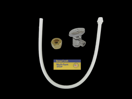 Brass Craft Complete Angle Valve with Poly Tube - MISC061 MEGA