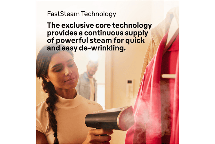 Braun QuickStyle 7 Garment Steamer Black/Copper | GS7077BK