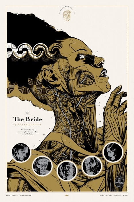 Bride of Frankenstein  Martin Ansin poster