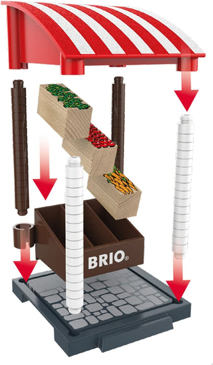 BRIO 33946 Village Market Stand