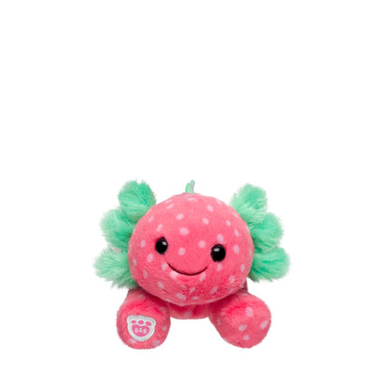 Build-A-Bear Mini Beans® Strawberry Axolotl Stuffed Animal