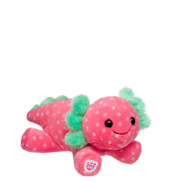 Build-A-Bear Mini Beans® Strawberry Axolotl Stuffed Animal