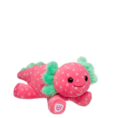 Build-A-Bear Mini Beans® Strawberry Axolotl Stuffed Animal