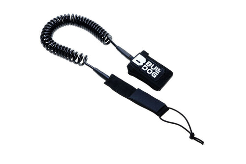 Bulldog 11' Coiled Stand Up Paddleboard Leash Black