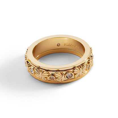 Butterfly Fidget Spinner Ring
