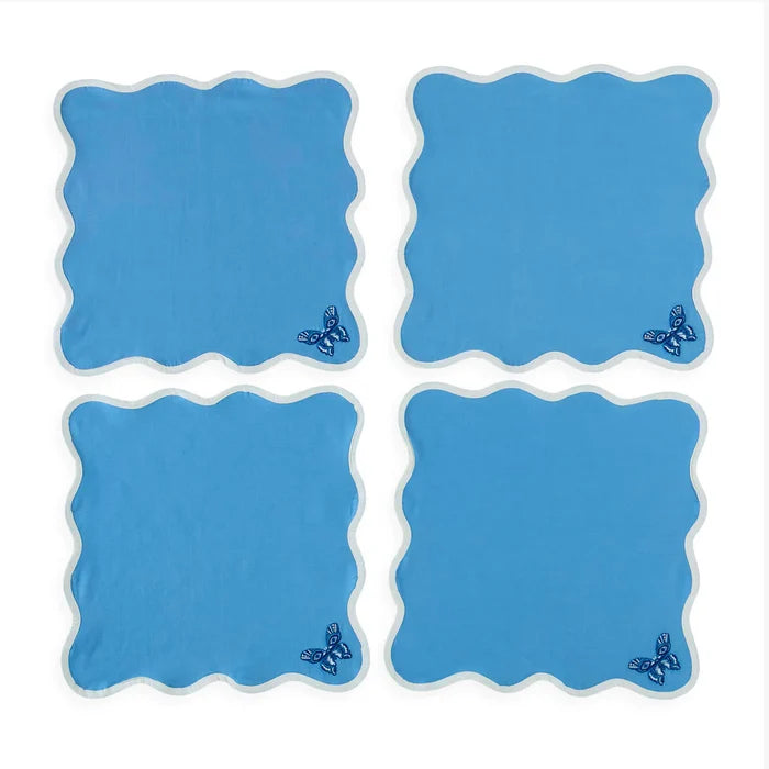 BUTTERFLY NAPKIN SET (SET OF 4)