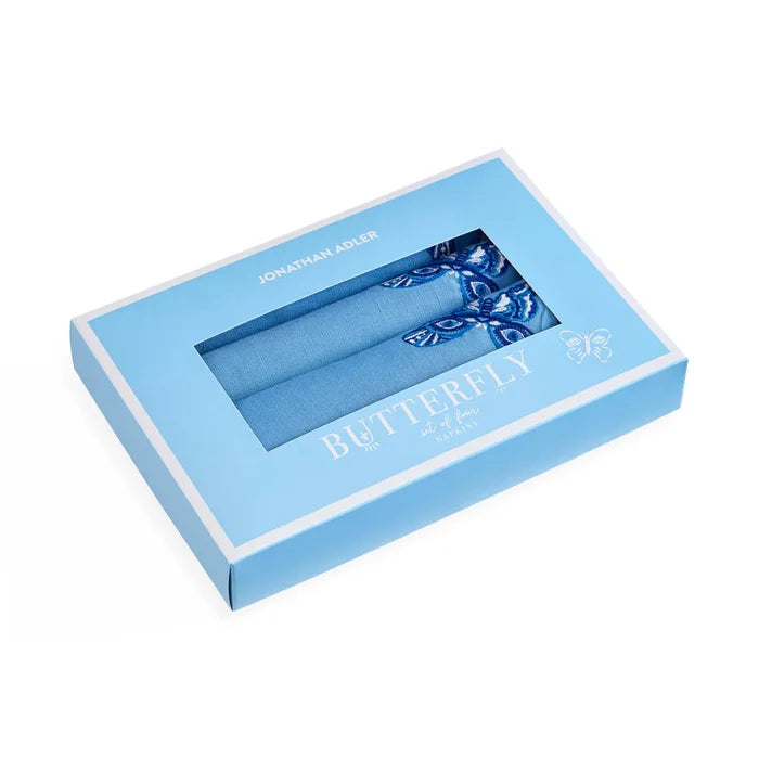 BUTTERFLY NAPKIN SET (SET OF 4)