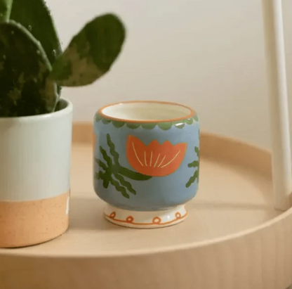CACTUS FLOWER CERAMIC CANDLE 8OZ