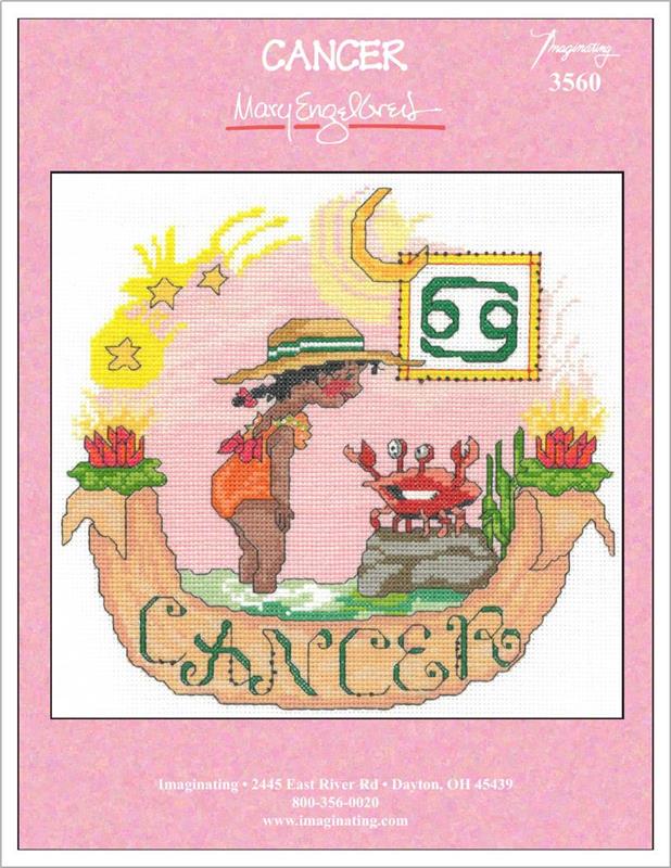 Cancer Counted Cross Stitch Leaflet