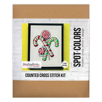 Candy Canes Counted Cross Stitch Kit