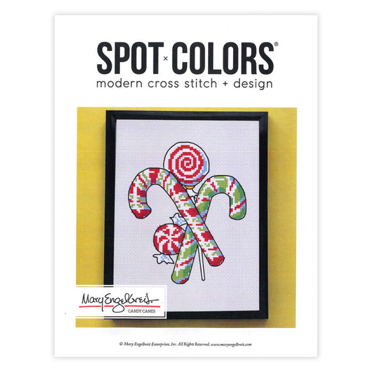 Candy Canes Counted Cross Stitch Leaflet