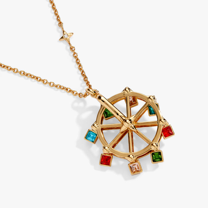 Carnival Spinning Ferris Wheel Necklace