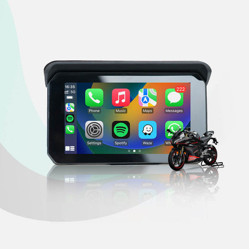 CarPlay Lite C5 SE Portable Motorcycle GPS Wireless CarPlay/Android Auto Screen