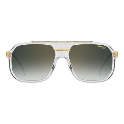 Carrera 1077 Pilot-Style Navigator Sunglasses Crystal Gold - front view