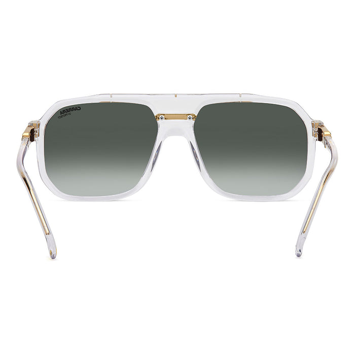Carrera 1077 Pilot-Style Navigator Sunglasses Crystal Gold - back view