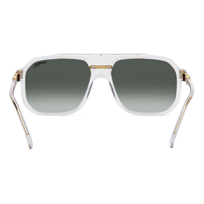 Carrera 1077 Pilot-Style Navigator Sunglasses Crystal Gold - back view