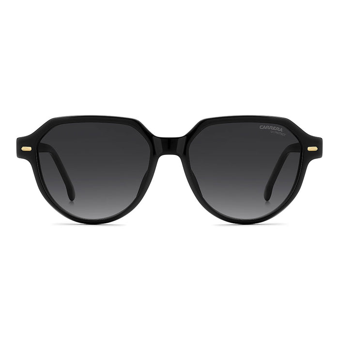 Carrera 3068 Pantos-Style Designer Sunglasses Black - front view