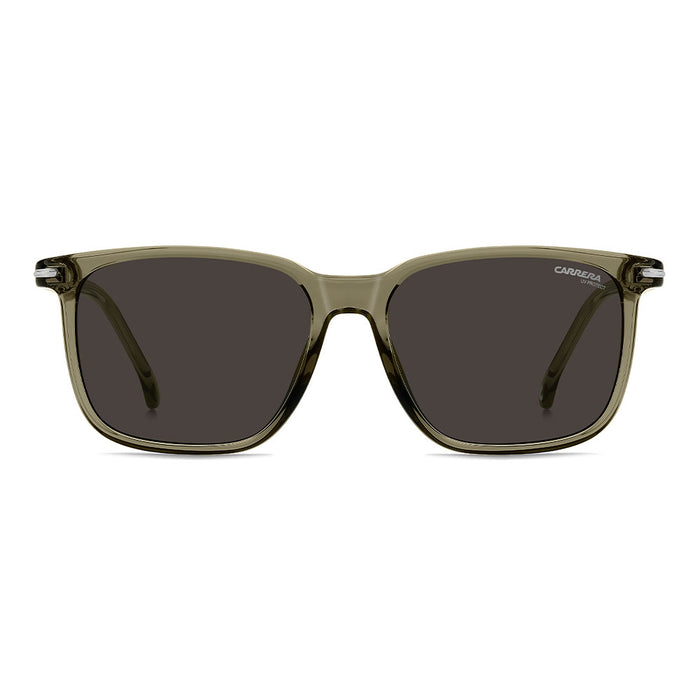 Carrera 367 Rectangular Italian Sunglasses Olive - front view
