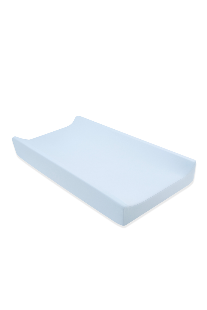 Change Pad Cover in Breeze shown on a change pad