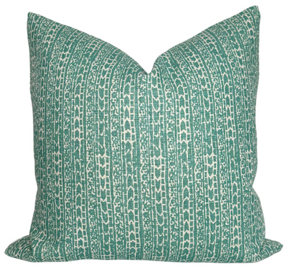Char Pillow Cover in Nile, Peter Dunham Textiles