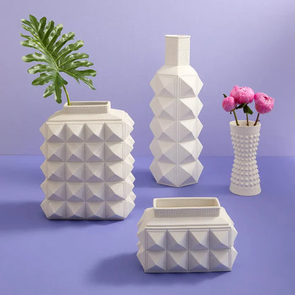 CHARADE STUDDED TAPER VASE