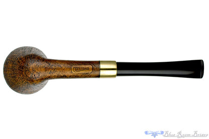 Blue Room Briars is proud to present this Charl Goussard Pipe Ring Blast Rhodesian with Brass