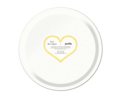 CHEESE YELLOW ROUND TRAY