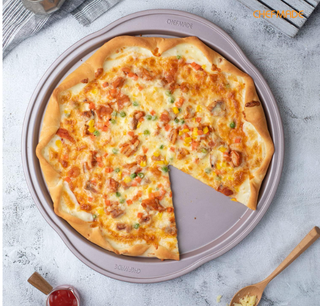 CHEFMADE WK9868 Non-Stick Pizza Pan, 14"