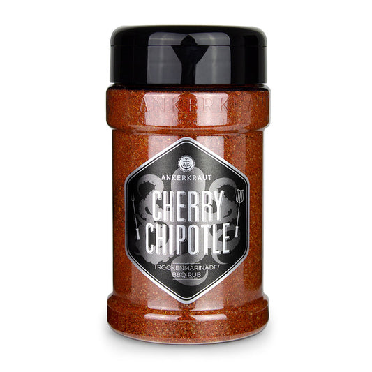 Ankerkraut Cherry Chipotle im Gewürzstreuer vor weißem Hintergrund.