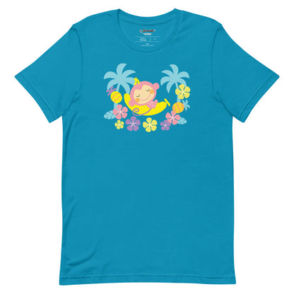 Chi Chai Monchan Tropical Paradise Tee Apparel Printful Aqua S