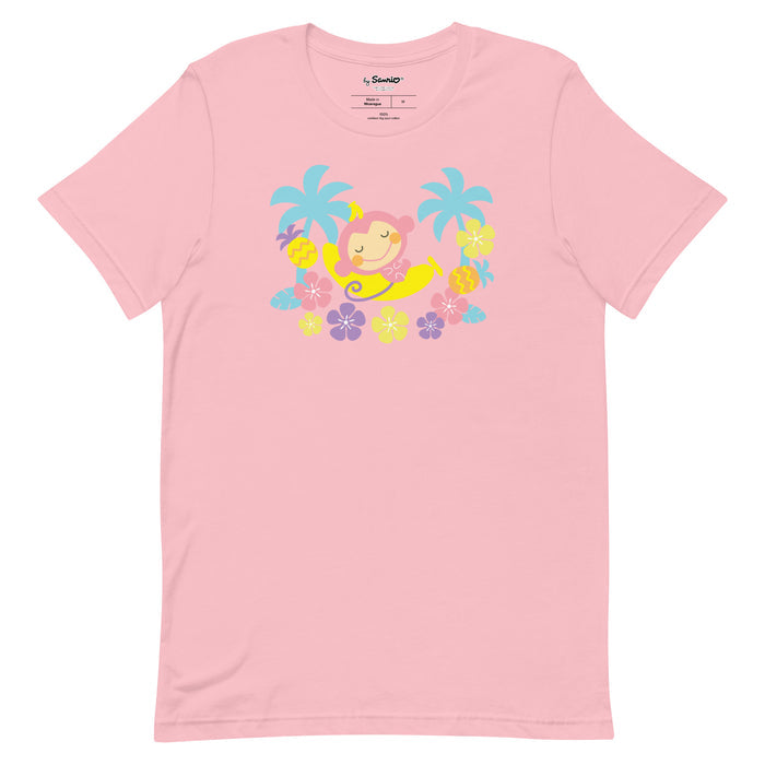 Chi Chai Monchan Tropical Paradise Tee Apparel Printful Pink S