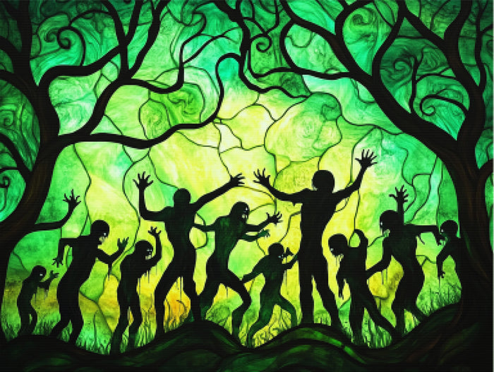Chilling Zombie Horde