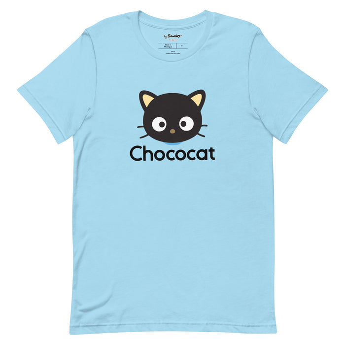 Chococat Classic Logo T-Shirt Apparel Printful Ocean Blue S