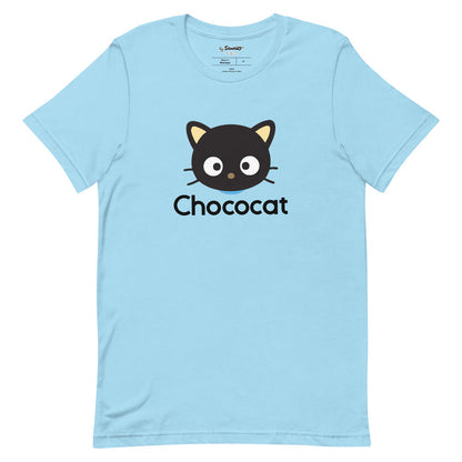 Chococat Classic Logo T-Shirt Apparel Printful Ocean Blue S