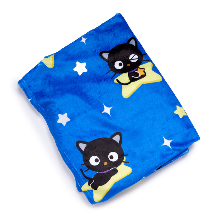 Chococat Starry Night Throw Blanket Home Goods Printful