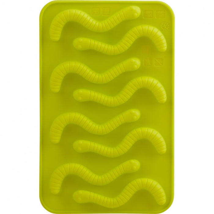 chocolate mold gummy worms