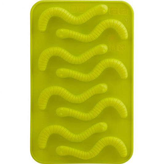 chocolate mold gummy worms